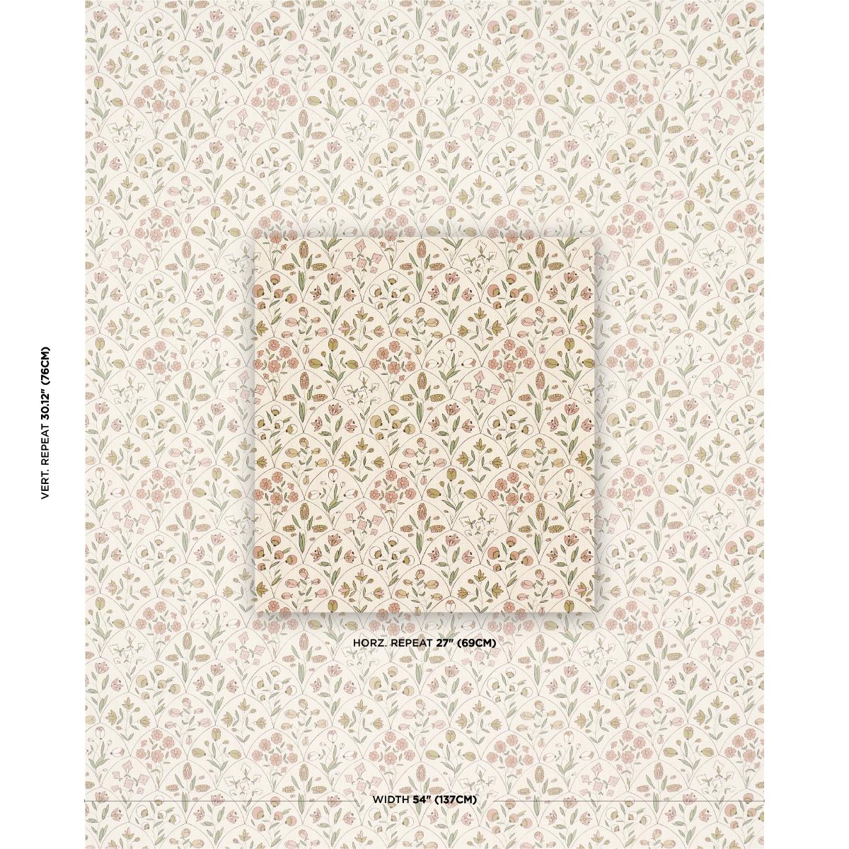 Frances Floral Indoor/Outdoor - Petal Fabrics | Schumacher