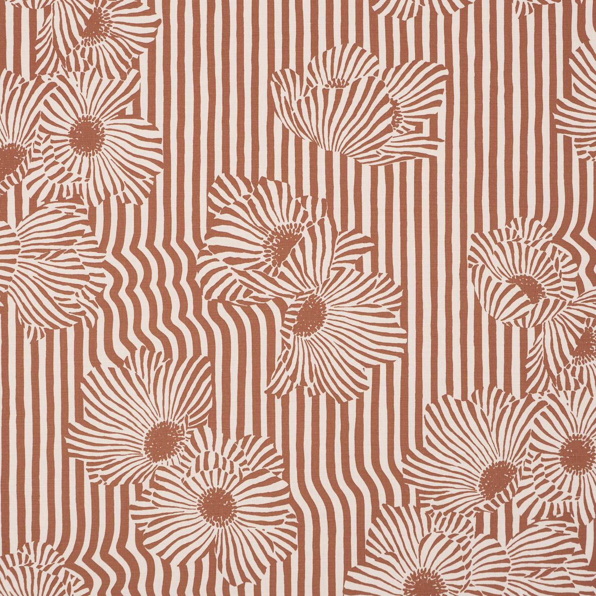 Chaney Floral - Terracotta Fabrics | Schumacher