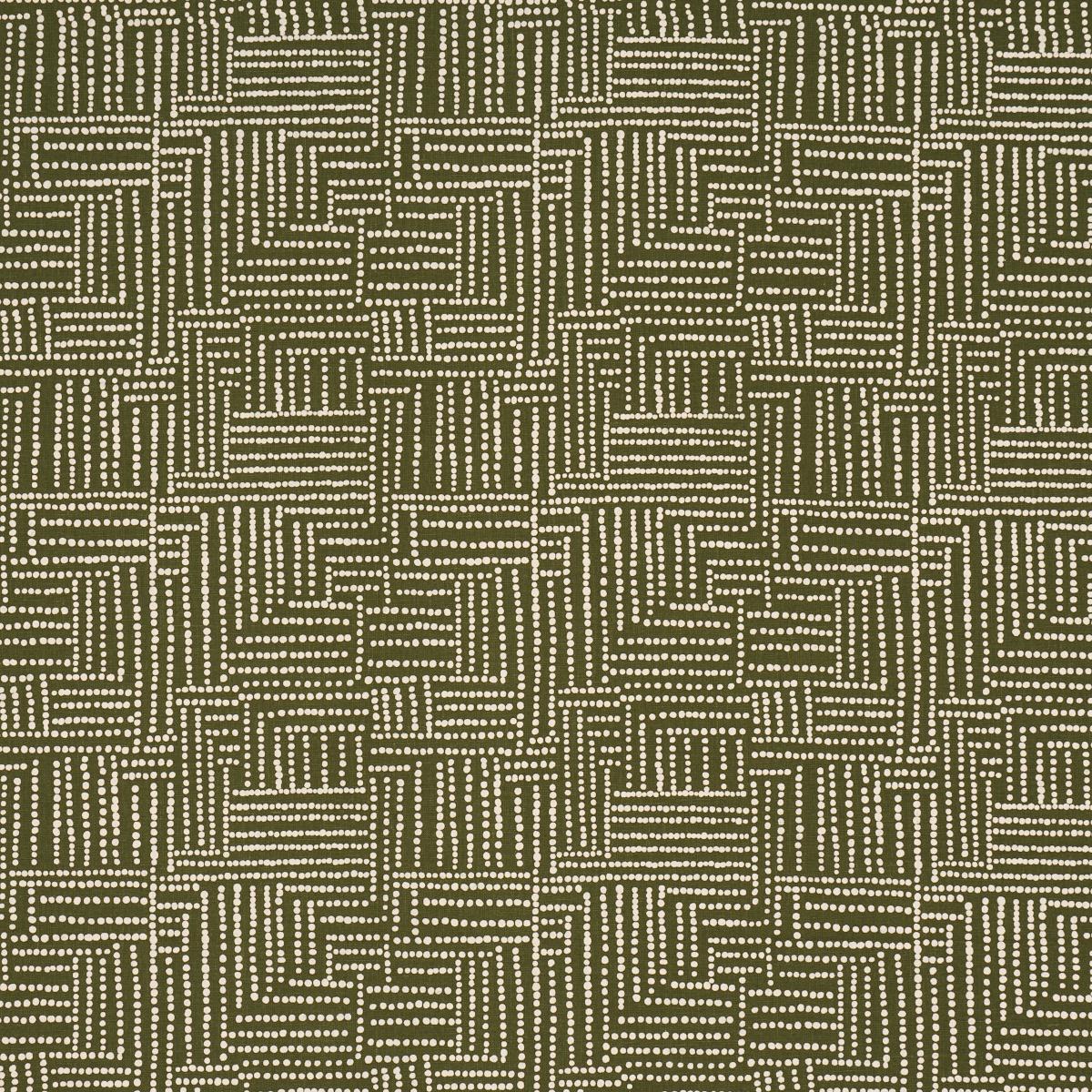 Coco Hand Screen Print - Palm Tree Green Fabrics | Schumacher