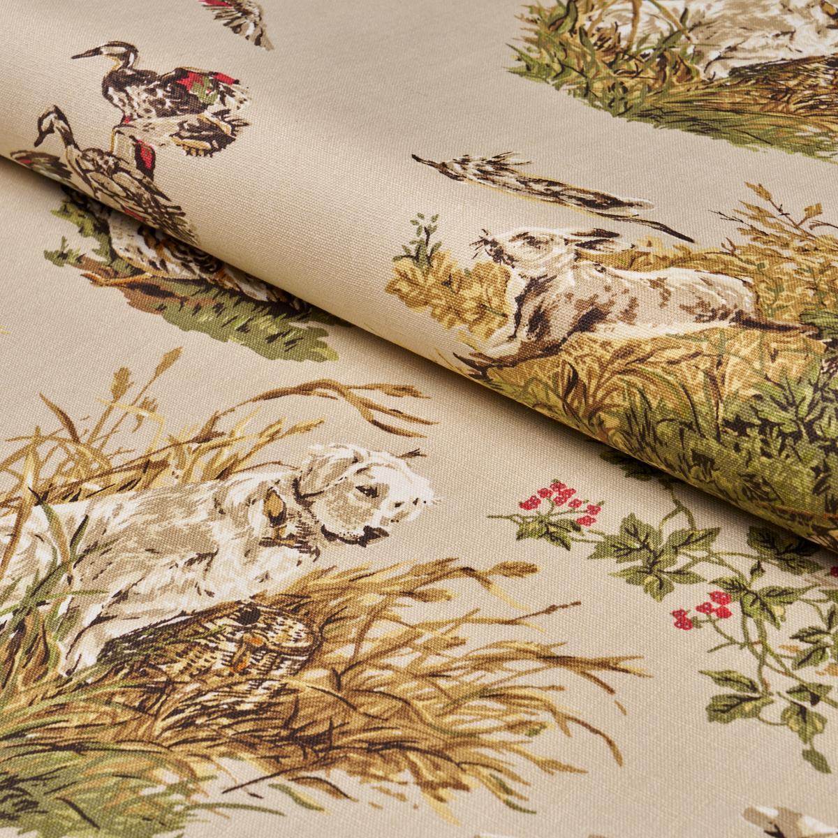 その他 VAURTROOM DOG & DUCK BLANKET Dog & Duck Fabric | Schumacher | The WorkRoom
