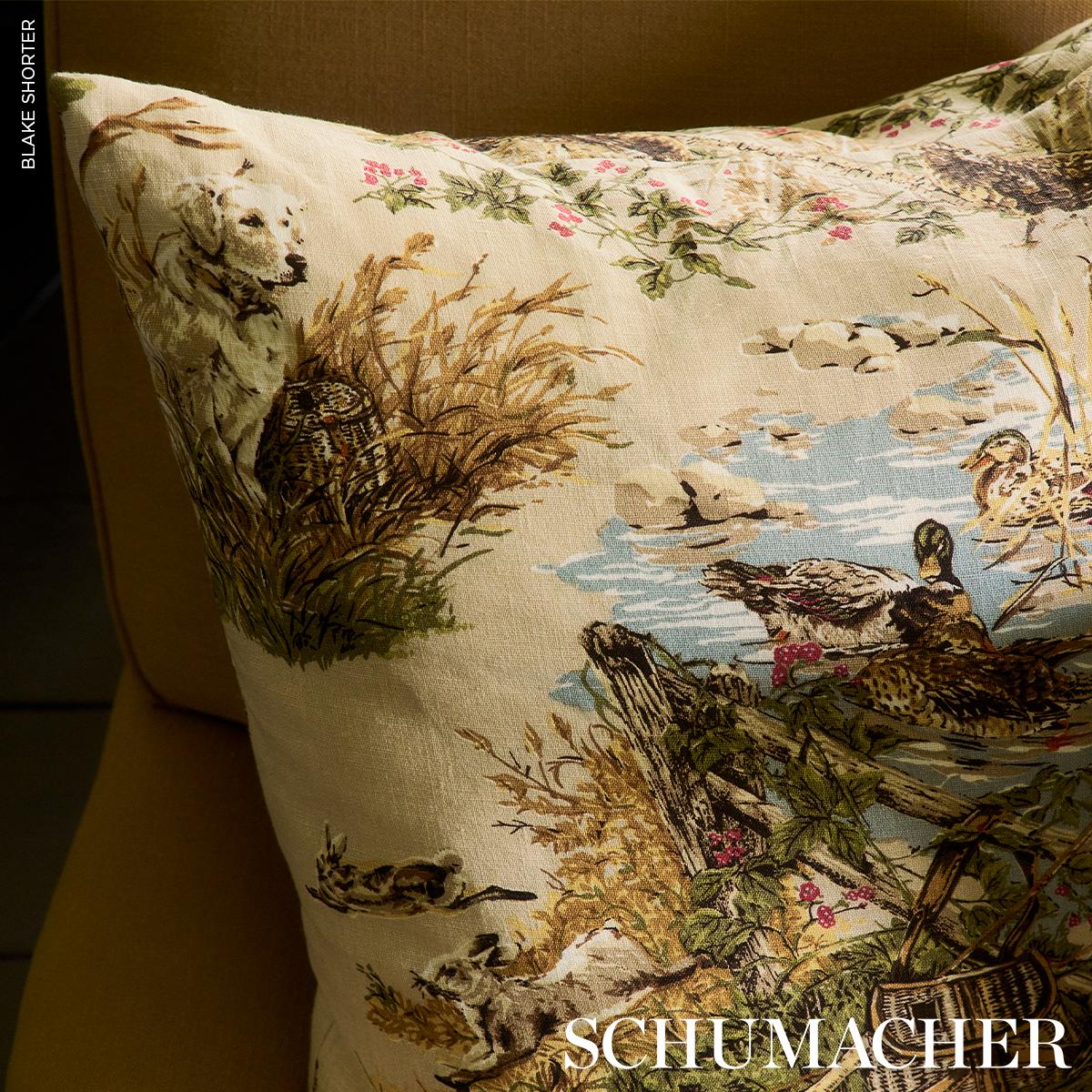 その他 VAURTROOM DOG & DUCK BLANKET Dog & Duck Fabric | Schumacher | The WorkRoom