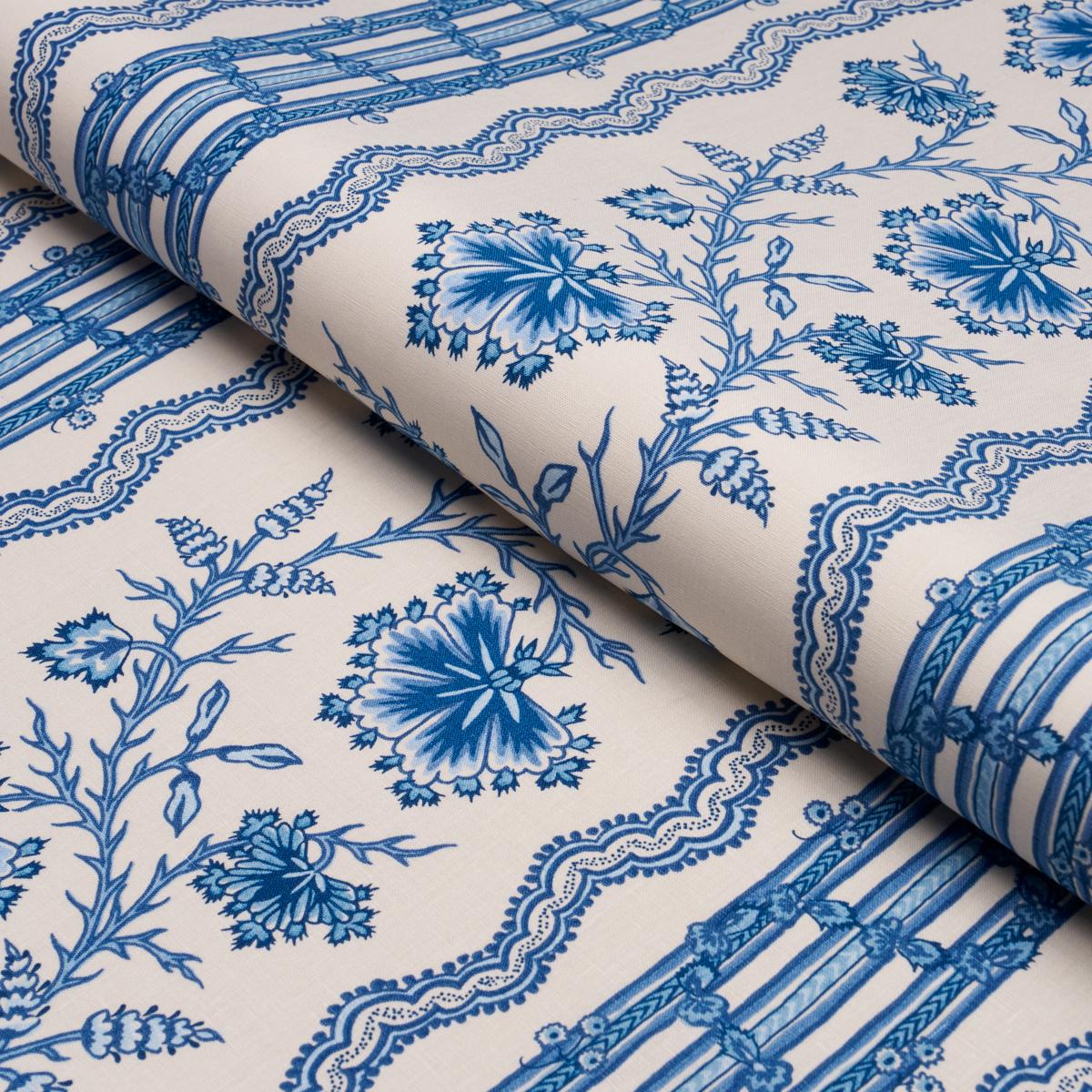 Parvati Floral Stripe - Delft Fabrics