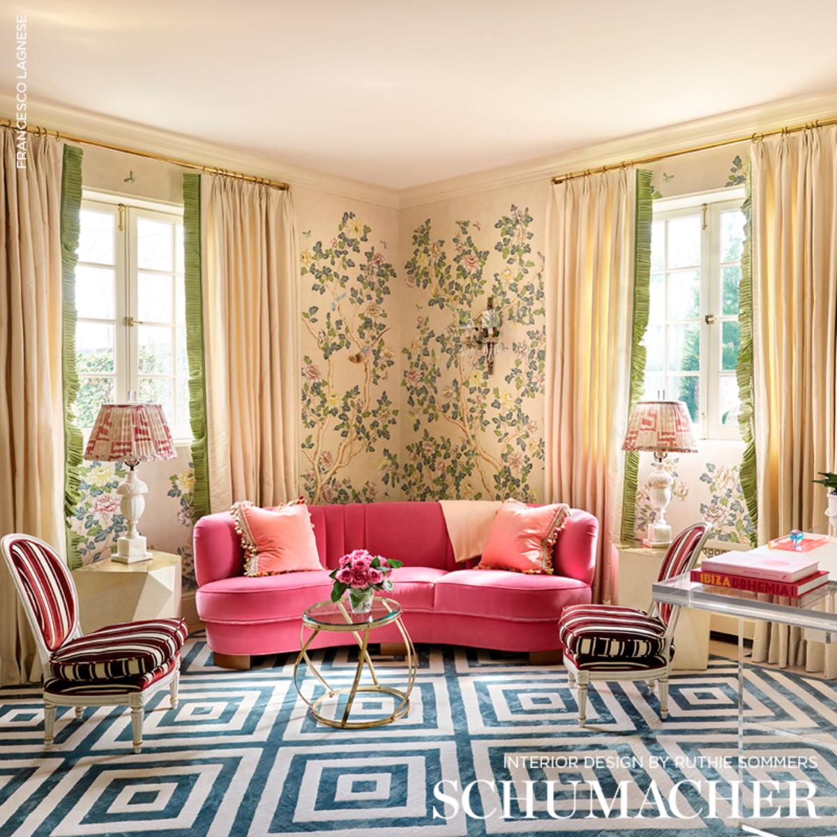 ウェア Gainsborough Gainsborough Velvet - Fuchsia Fabrics | Schumacher
