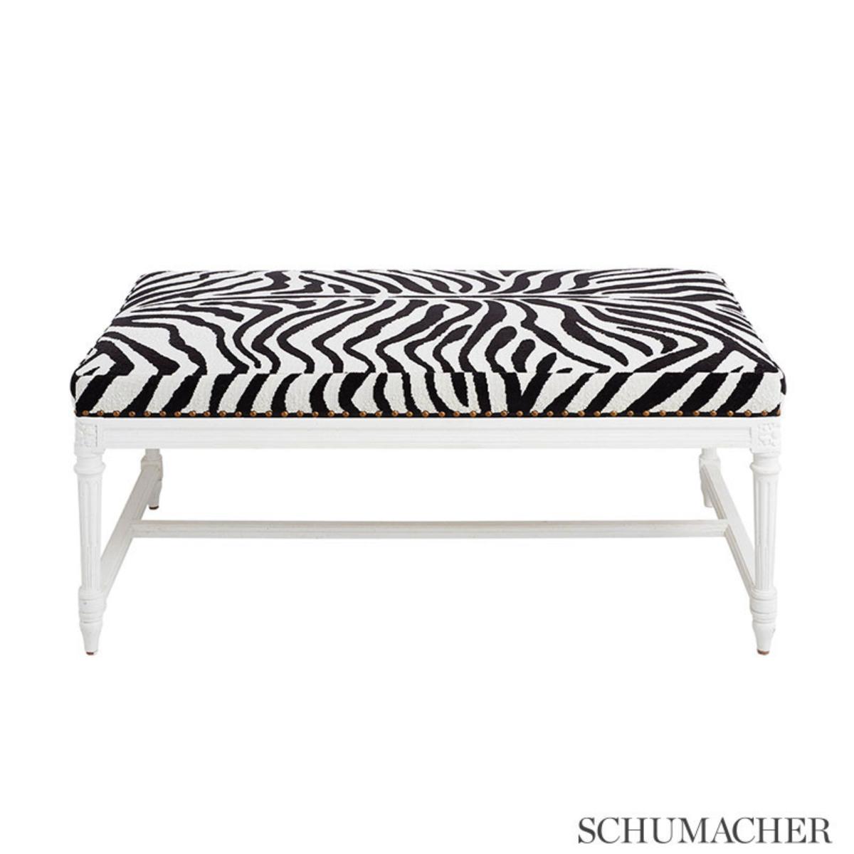 Ze'bre Épinglé - Java/Ivory Fabrics | Schumacher