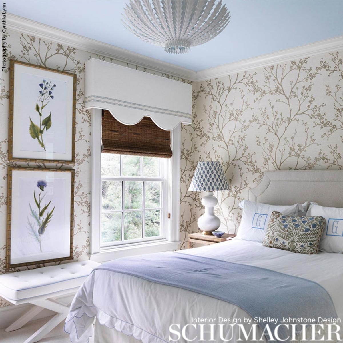 Twiggy - Silver Wallpapers | Schumacher