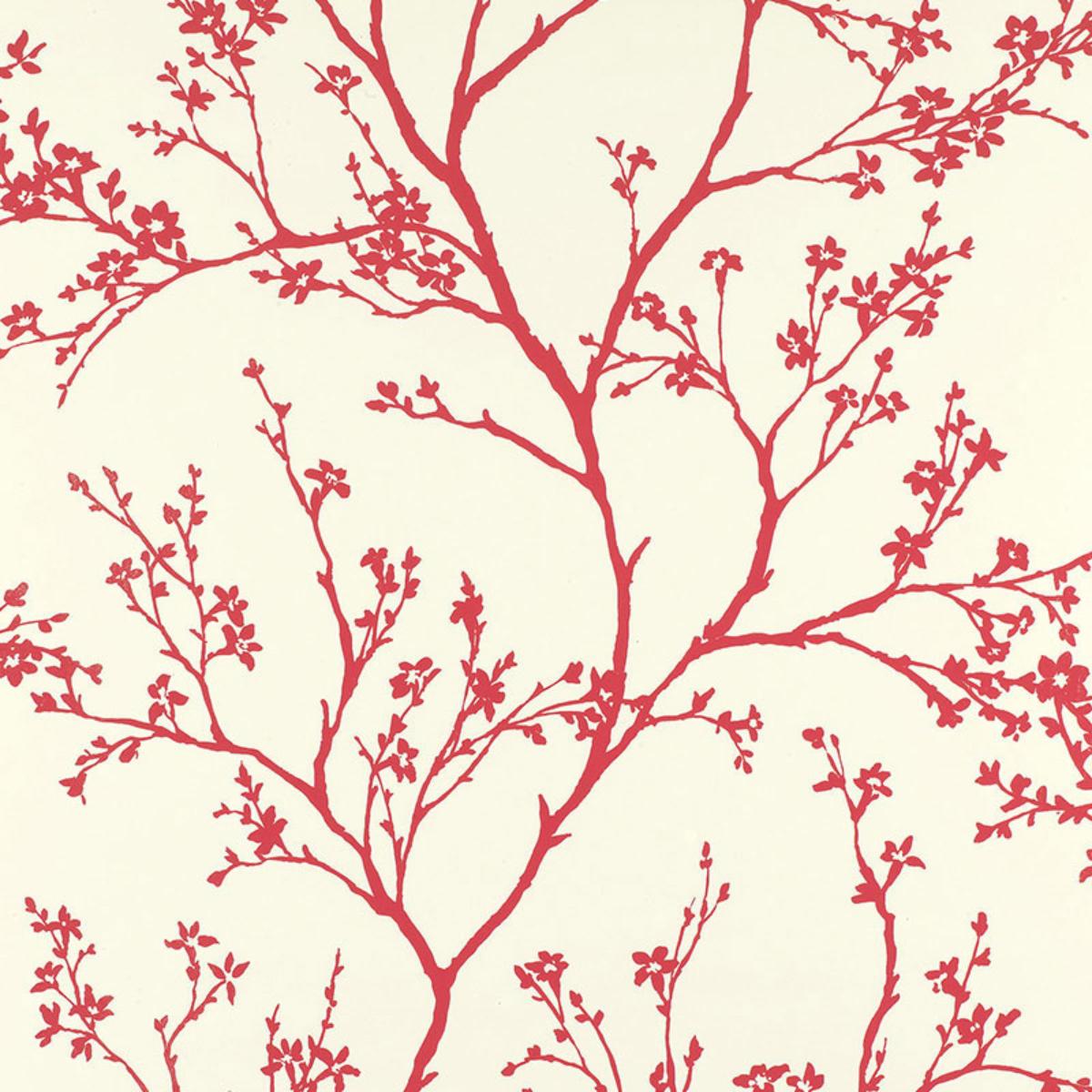 Twiggy - Raspberry Wallpapers | Schumacher