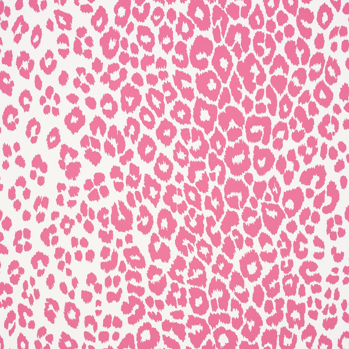 Iconic Leopard - Pink Wallpapers | Schumacher