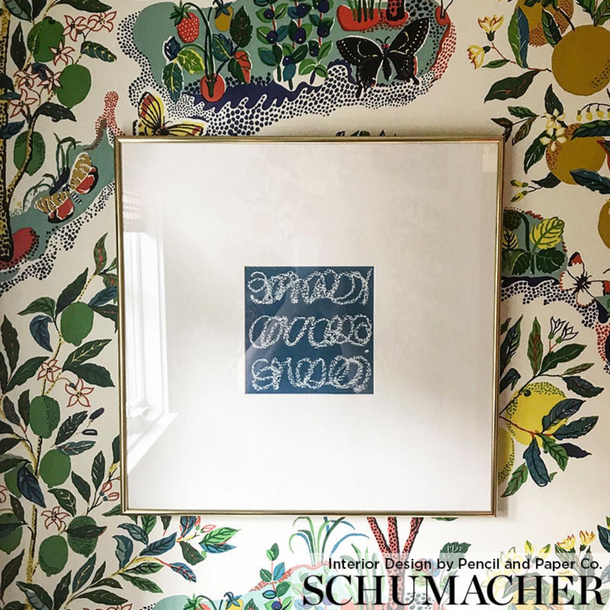 Citrus Garden Panel Set - Primary Wallpapers | Schumacher