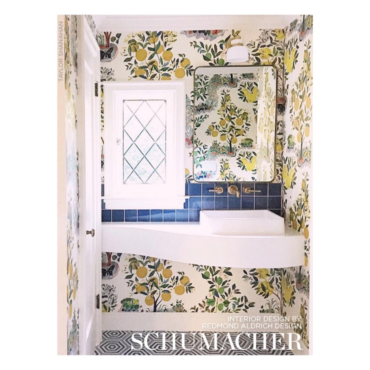 Citrus Garden Panel Set - Primary Wallpapers | Schumacher