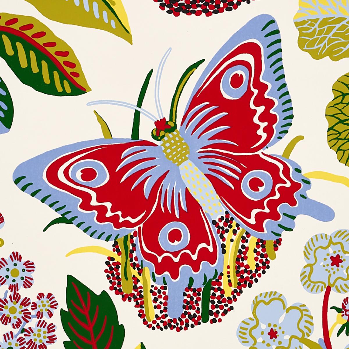 Exotic Butterfly - Multi Wallpapers | Schumacher