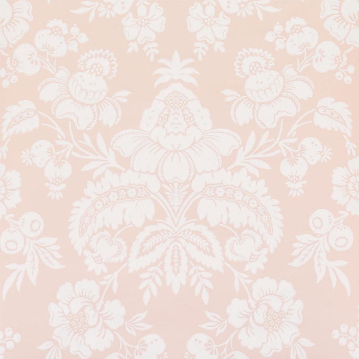 Simone Damask - Blush Wallpapers | Schumacher
