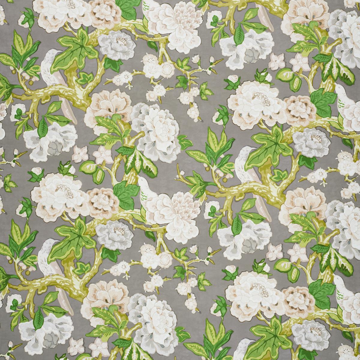Bermuda Blossoms - Slate Wallpapers | Schumacher