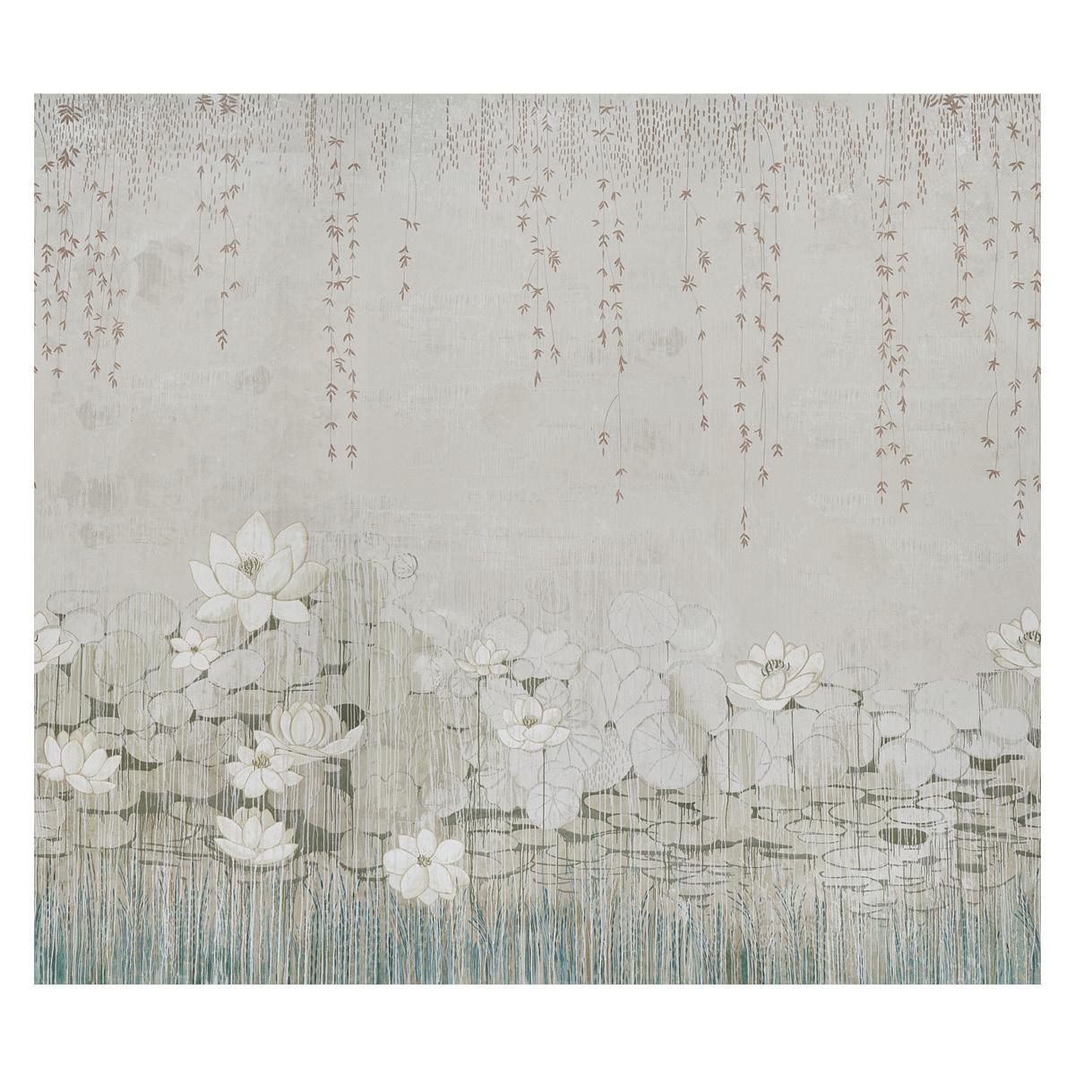 Chatoyant Panel Set - Leaf Wallpapers | Schumacher
