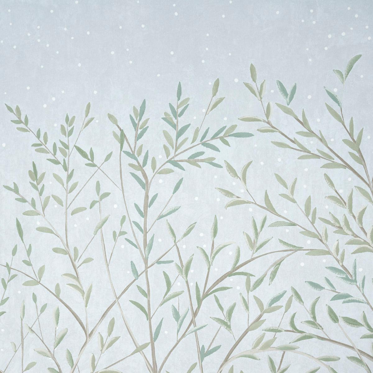 Brindille Golden Accented Panel Set - Mineral Wallpapers | Schumacher