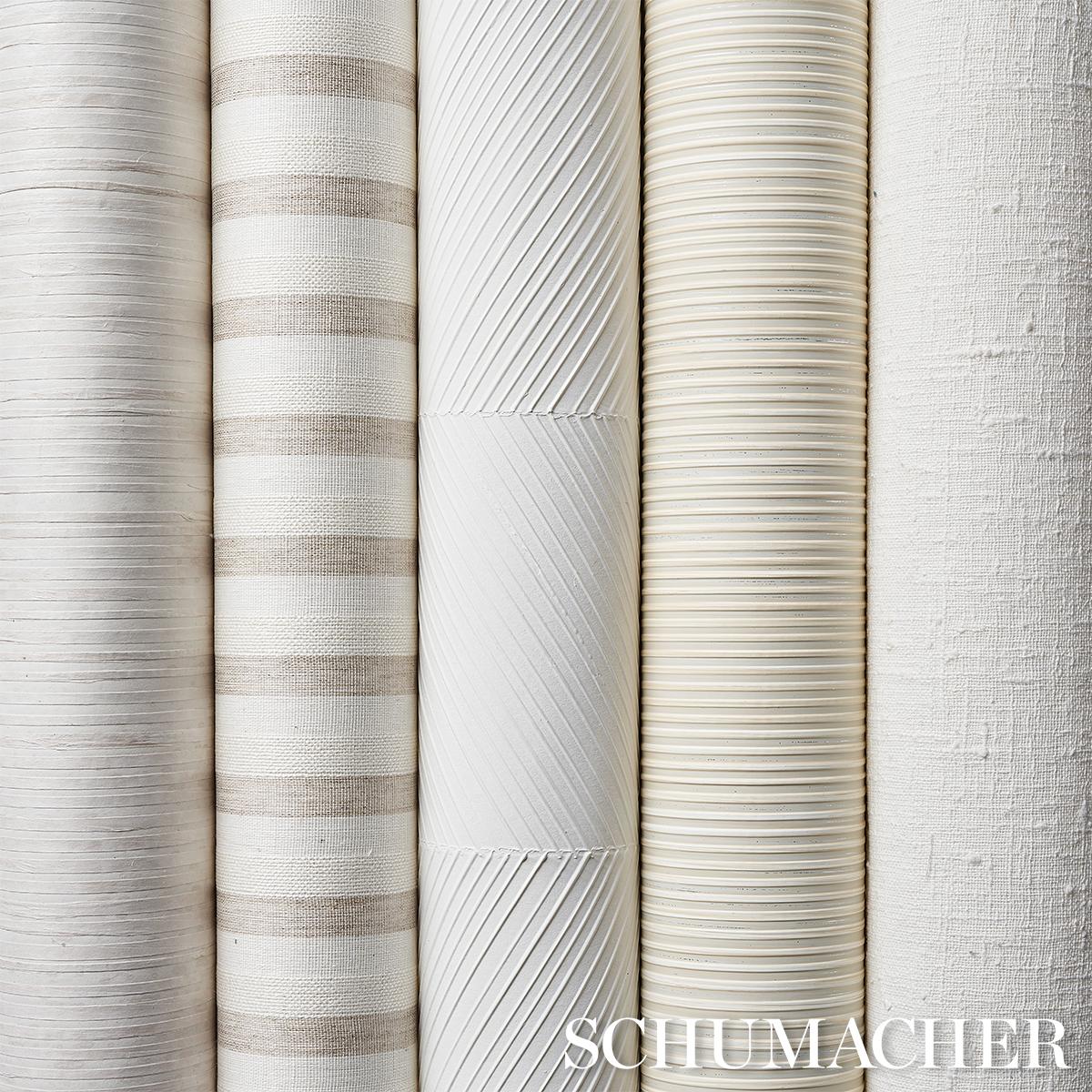 Paper Stripe - White Wallpapers | Schumacher