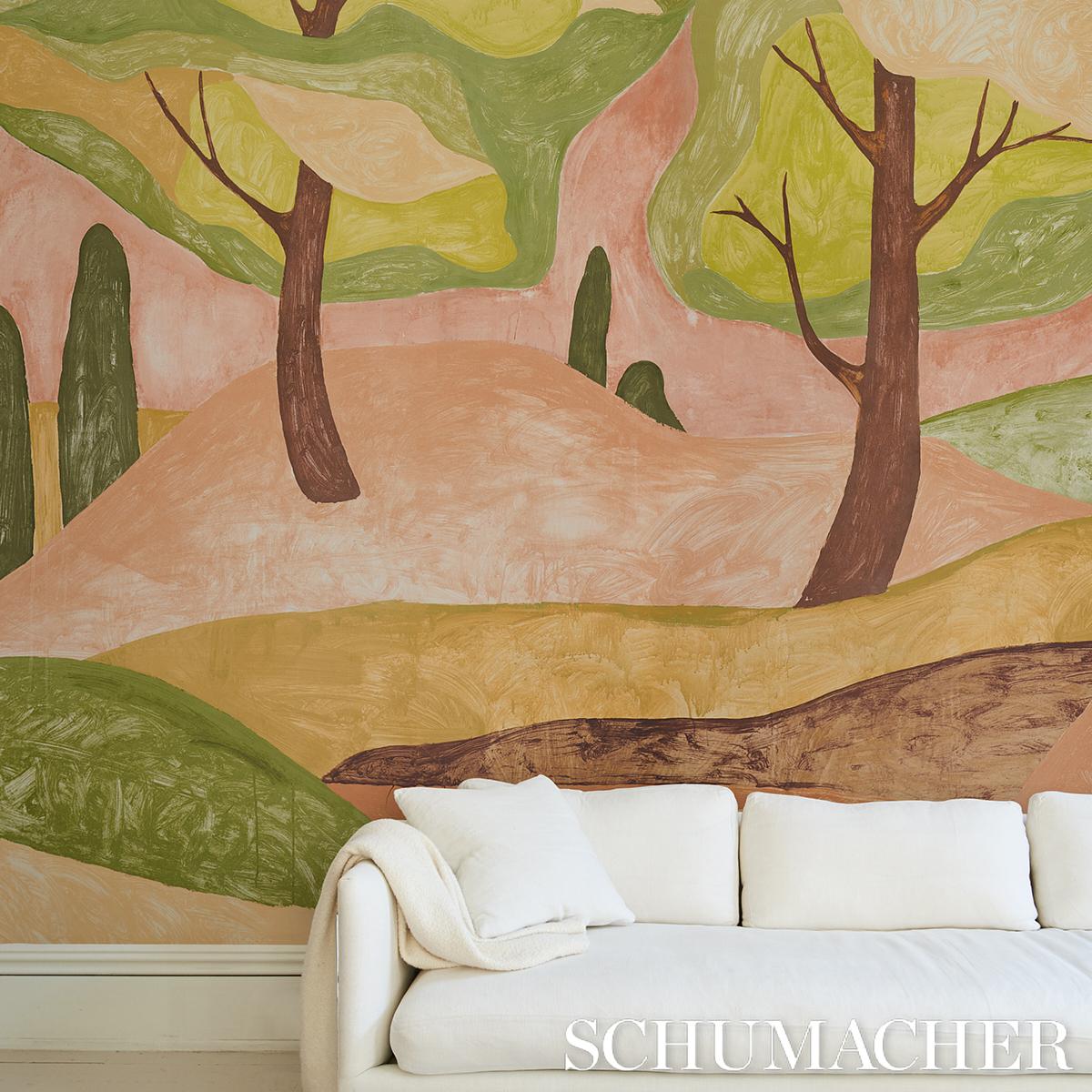 Forest Hills Panel Set - Sunset Wallpapers | Schumacher