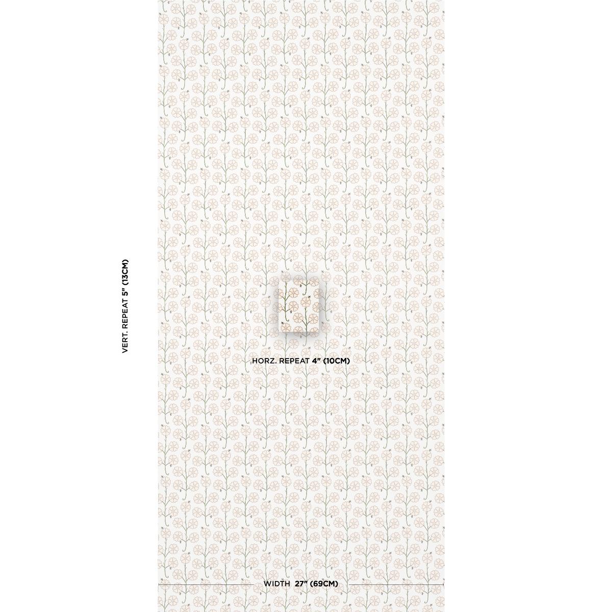 と*け様 新タランチュラ Page & Plant In Japan 6CD+1 Gardenia - Flax Wallpapers | Schumacher
