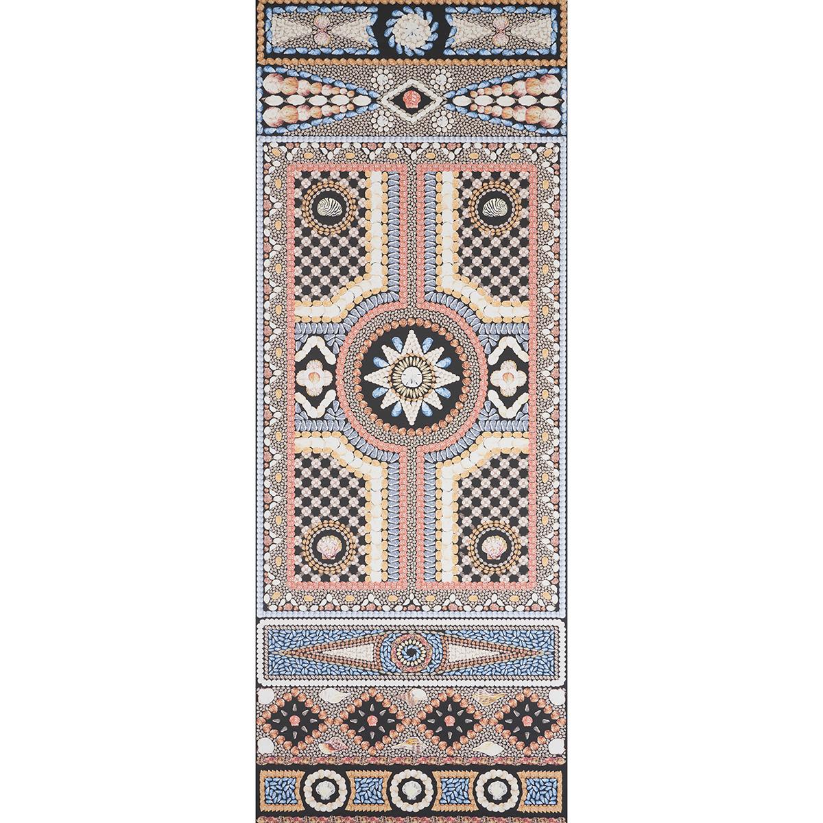 Shell Grotto Panel A - Onyx Multi Wallpapers | Schumacher