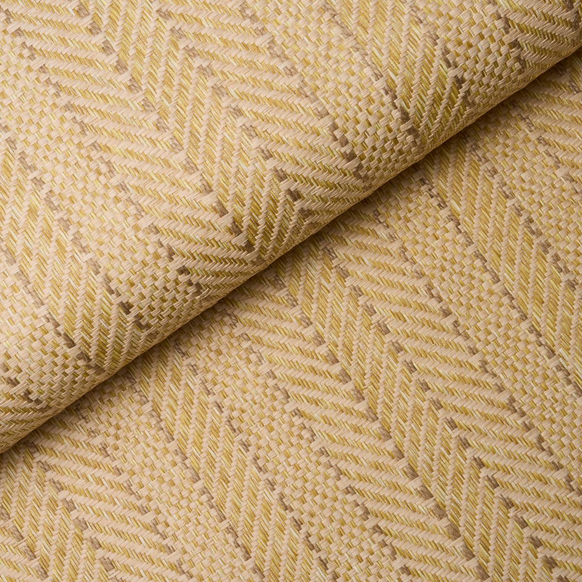 Zig Zag Paperweave - Sesame Wallpapers | Schumacher