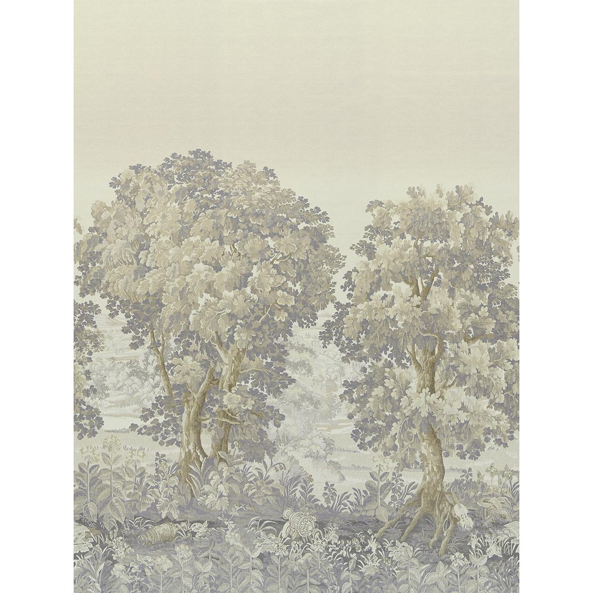 La Forêt 3 Panel Set - Oyster Forest Wallpapers | Schumacher