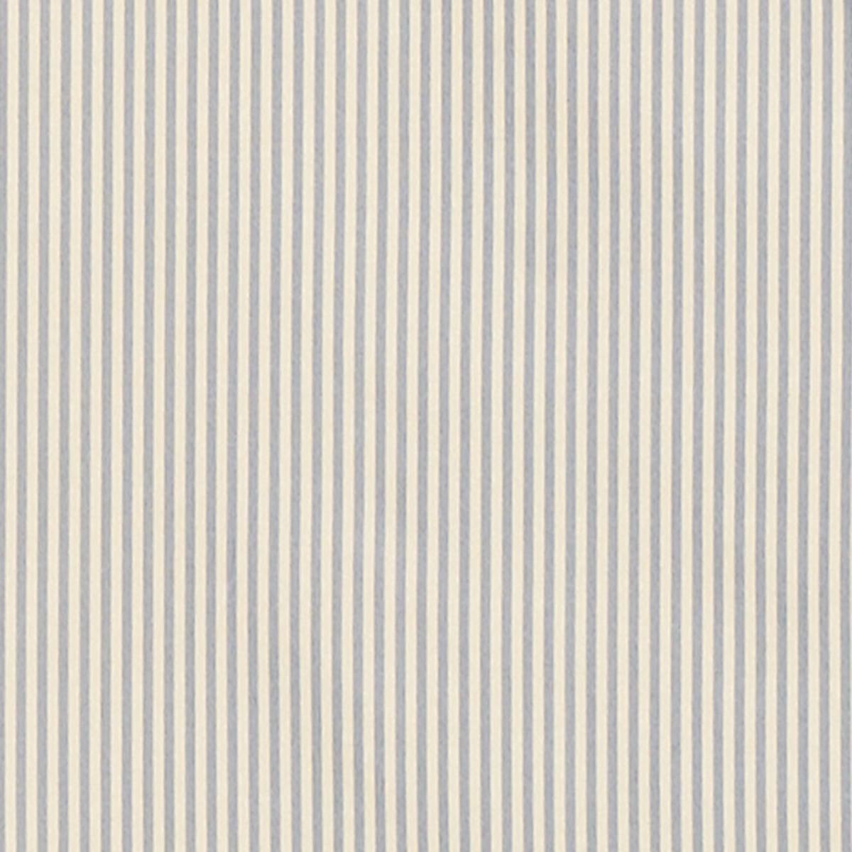 Charee Silk Stripe - Blue And White Fabrics | Schumacher