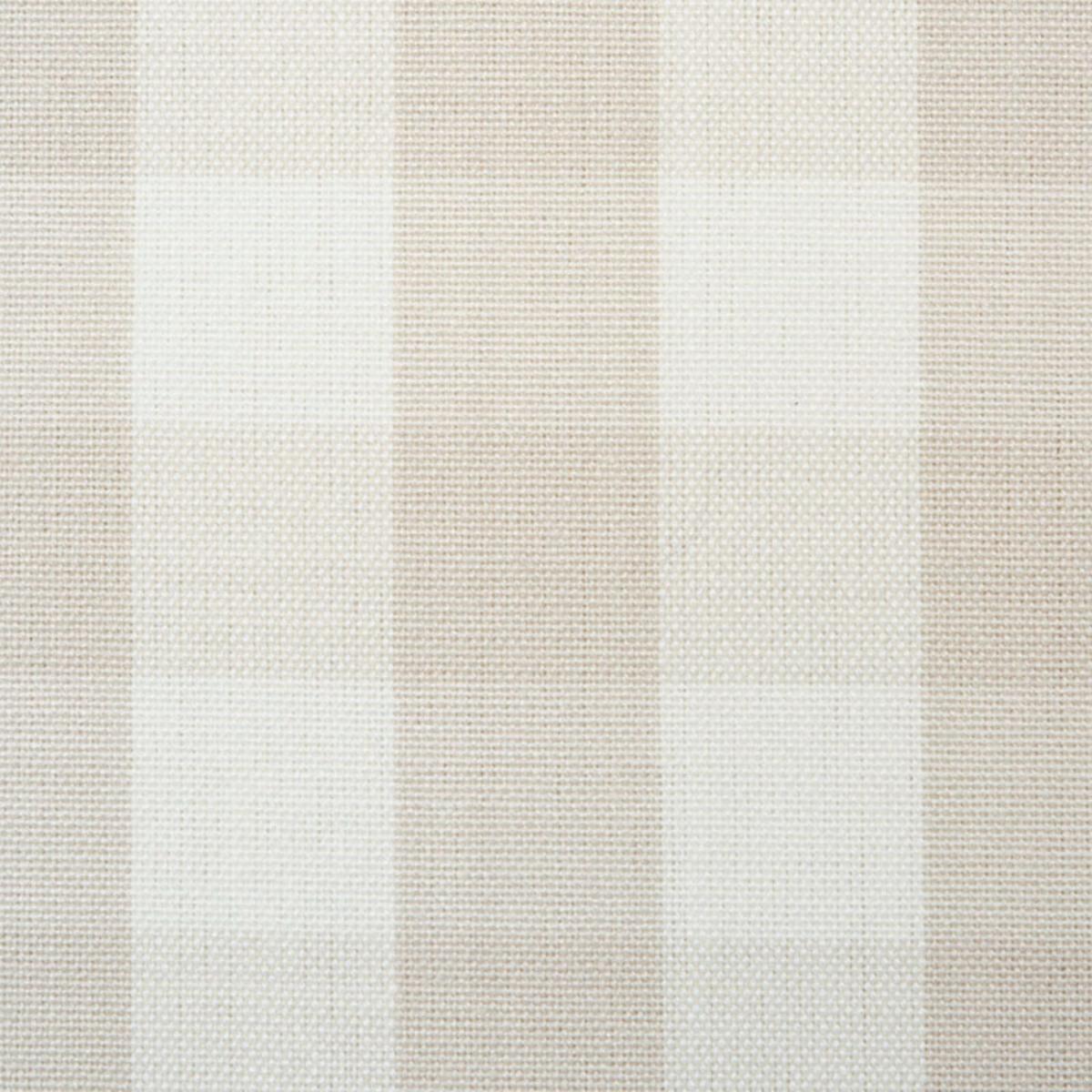 Elton Cotton Check - Natural Fabrics | Schumacher