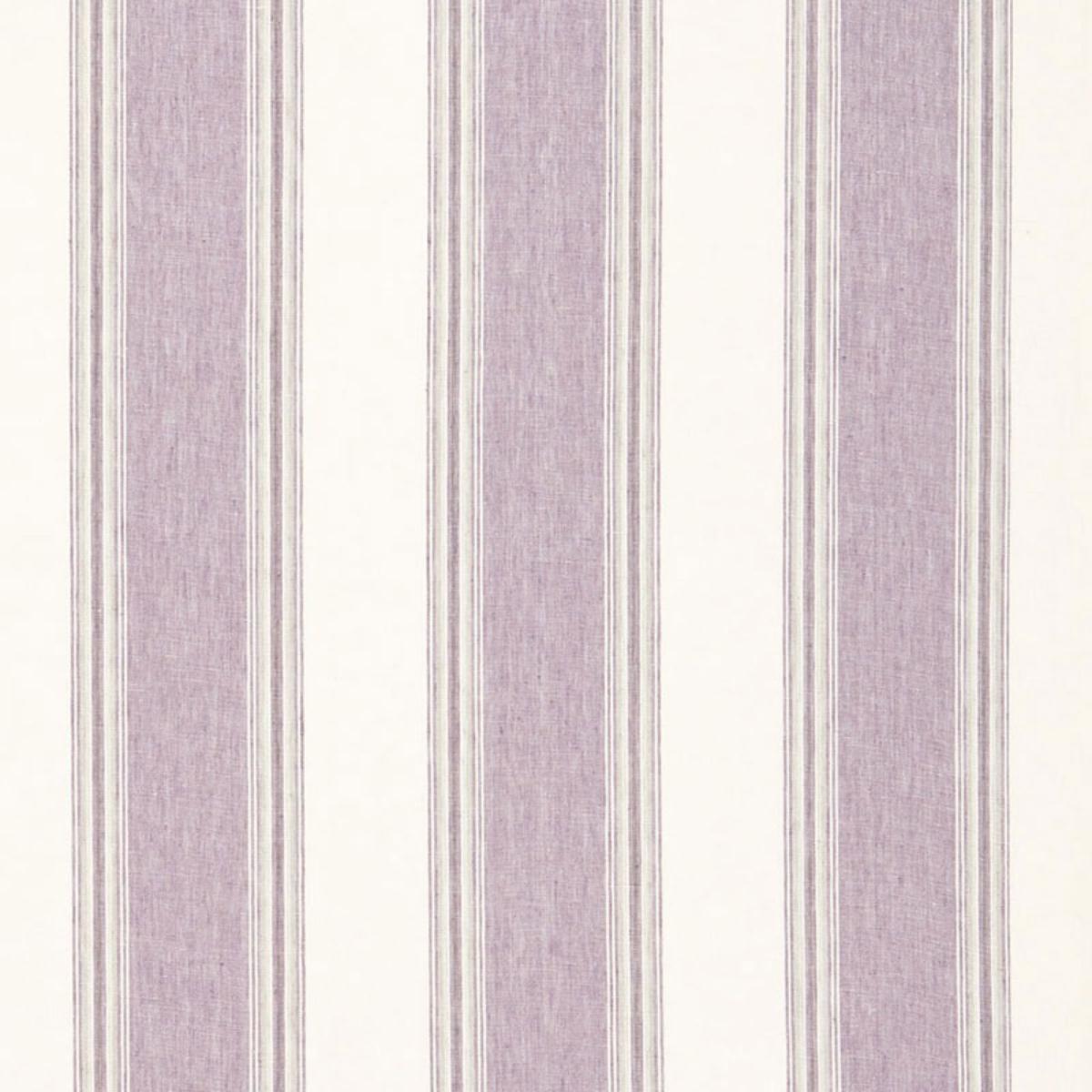 Savannah Linen Stripe - Lavender Fabrics | Schumacher