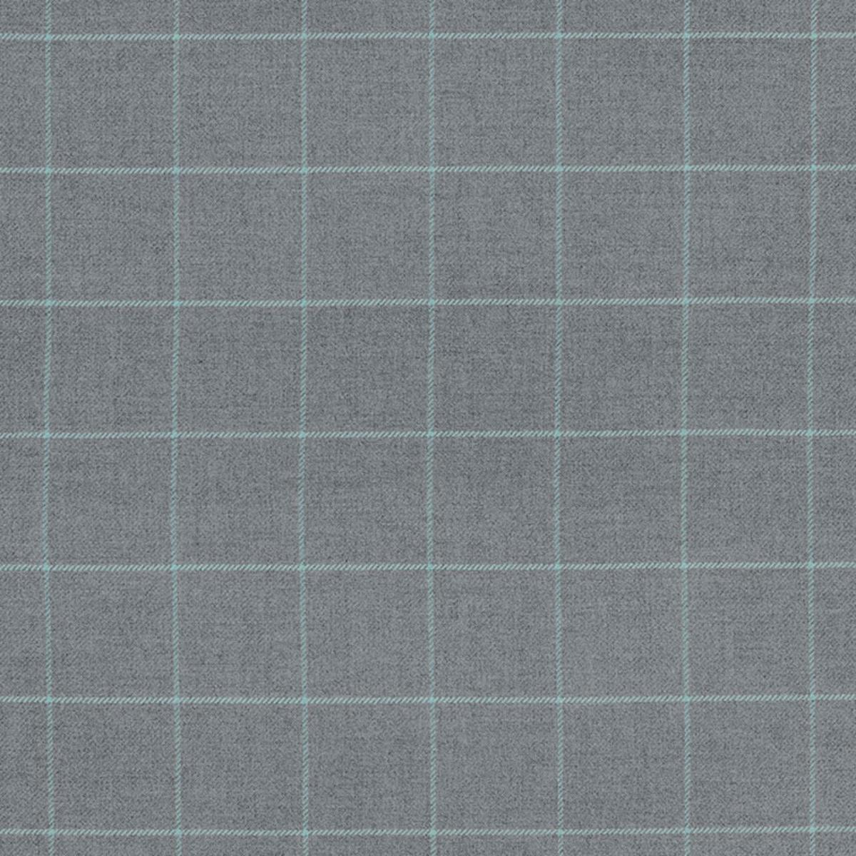 Bancroft Wool Plaid - Oxford Grey Fabrics | Schumacher