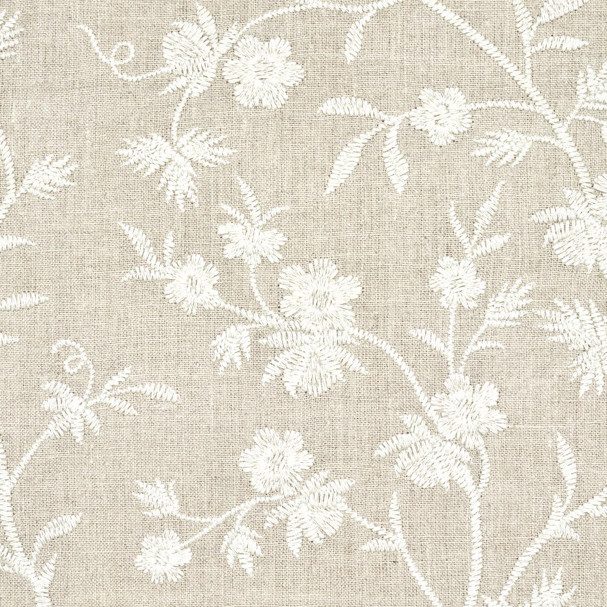 Wildflower Embroidery - Linen Fabrics | Schumacher