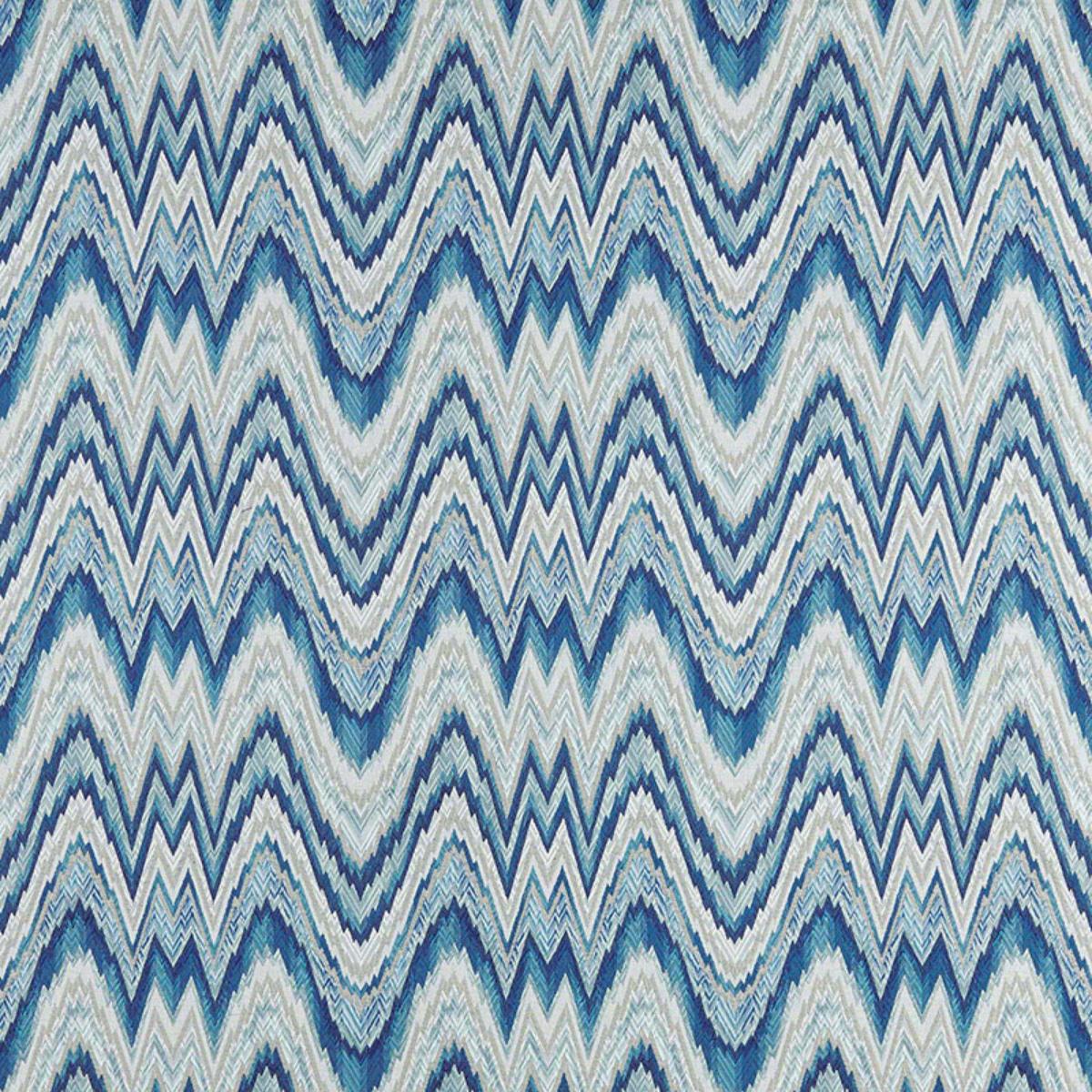 Valkyrie Flame Stitch - Delft Fabrics | Schumacher