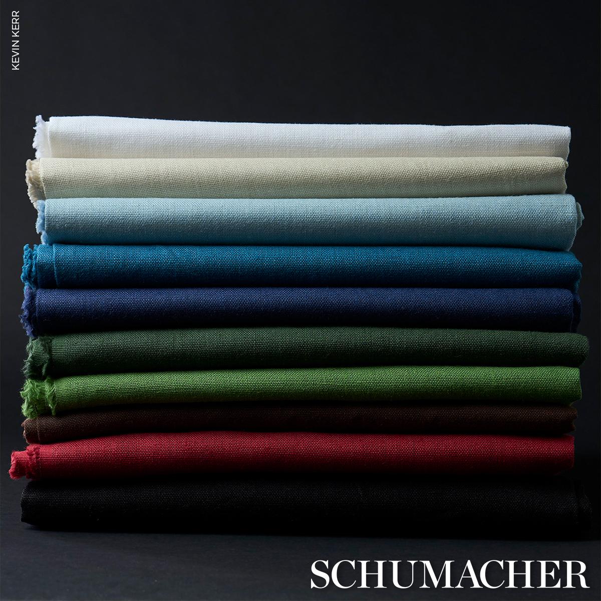 Lange Glazed Linen - Sky Fabrics | Schumacher