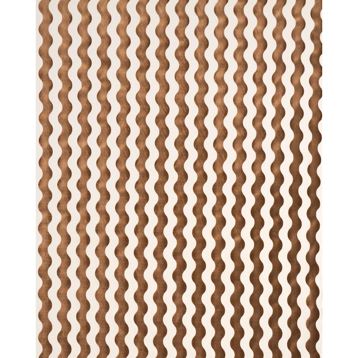 The Wave Velvet - Camel Fabrics | Schumacher