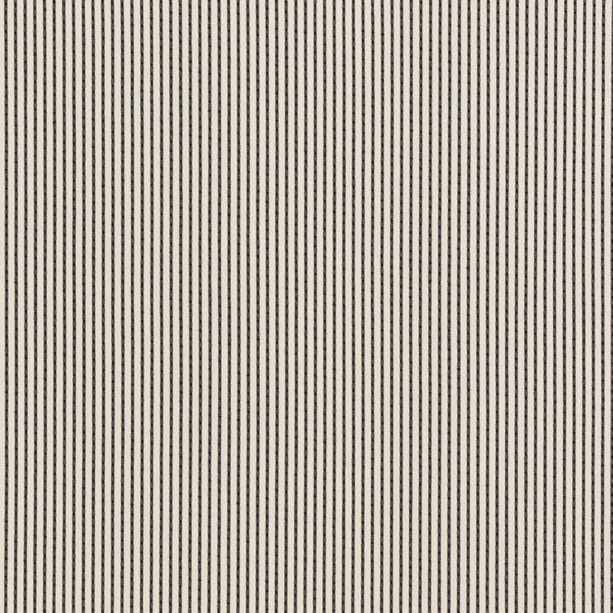 Stitched Stripe Indoor/Outdoor - Black Fabrics | Schumacher