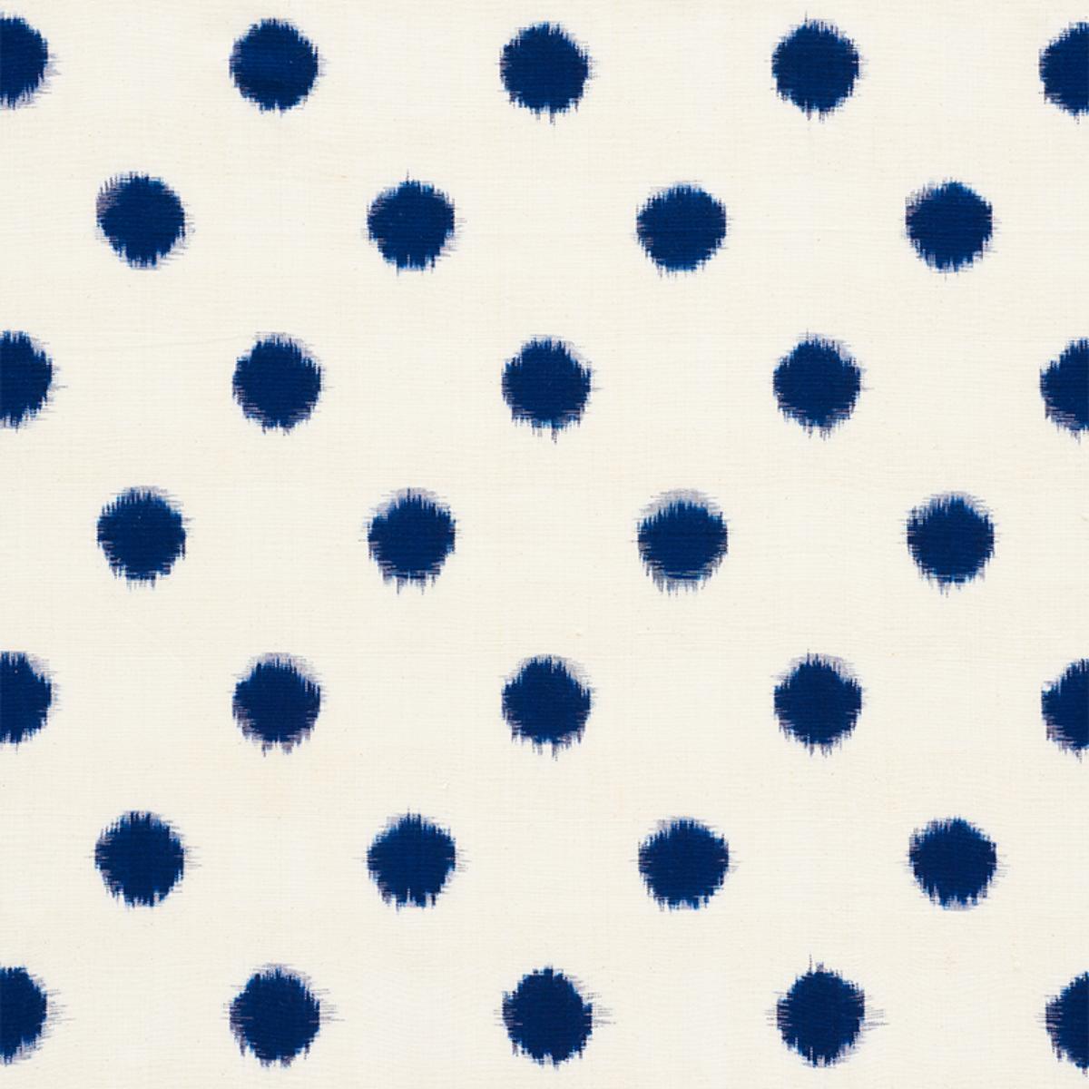 Sakuru Ikat - Indigo Fabrics | Schumacher