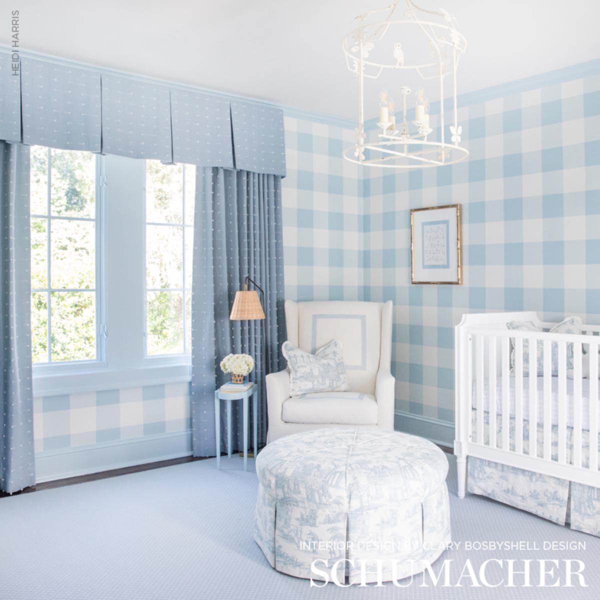 Teton - Sky Fabrics | Schumacher