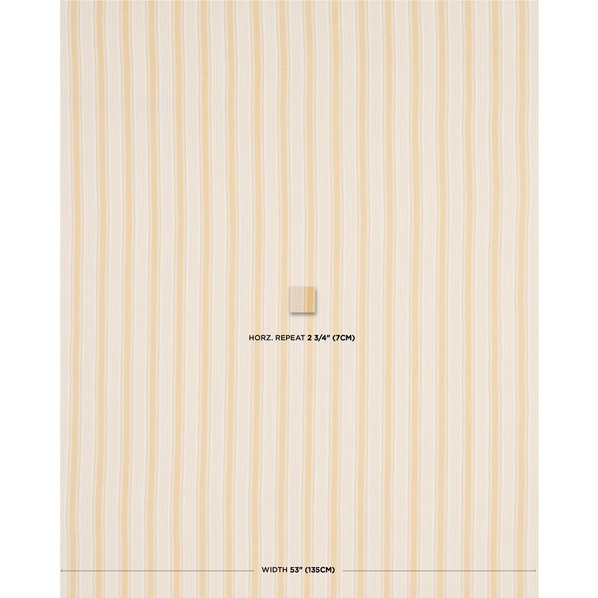 Ojai Stripe - Yellow Fabrics | Schumacher