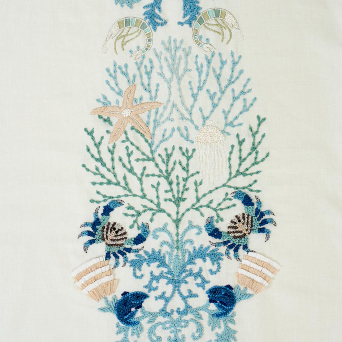 Under The Sea - Seafoam Fabrics | Schumacher