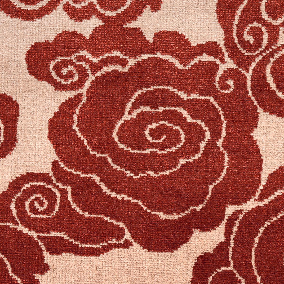 Sozan Velvet - Cinnabar Fabrics | Schumacher
