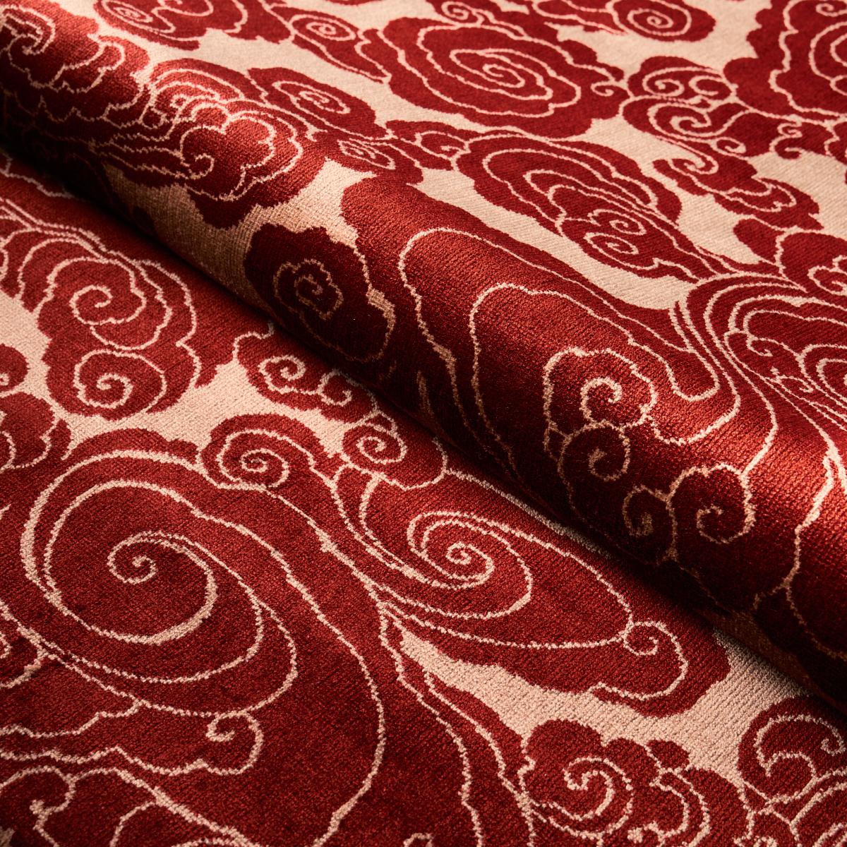 Sozan Velvet - Cinnabar Fabrics | Schumacher