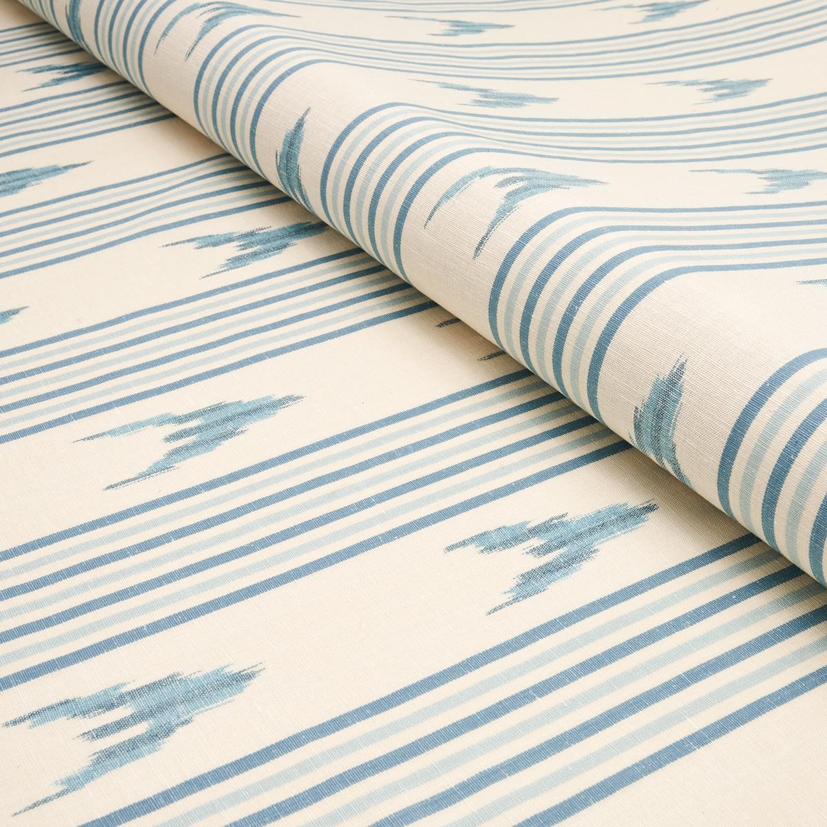 Santa Barbara Ikat - China Blue Fabrics | Schumacher