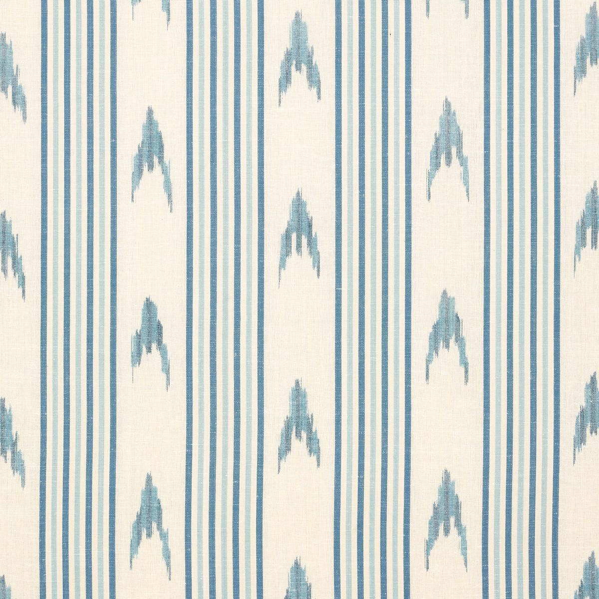 Santa Barbara Ikat - China Blue Fabrics | Schumacher