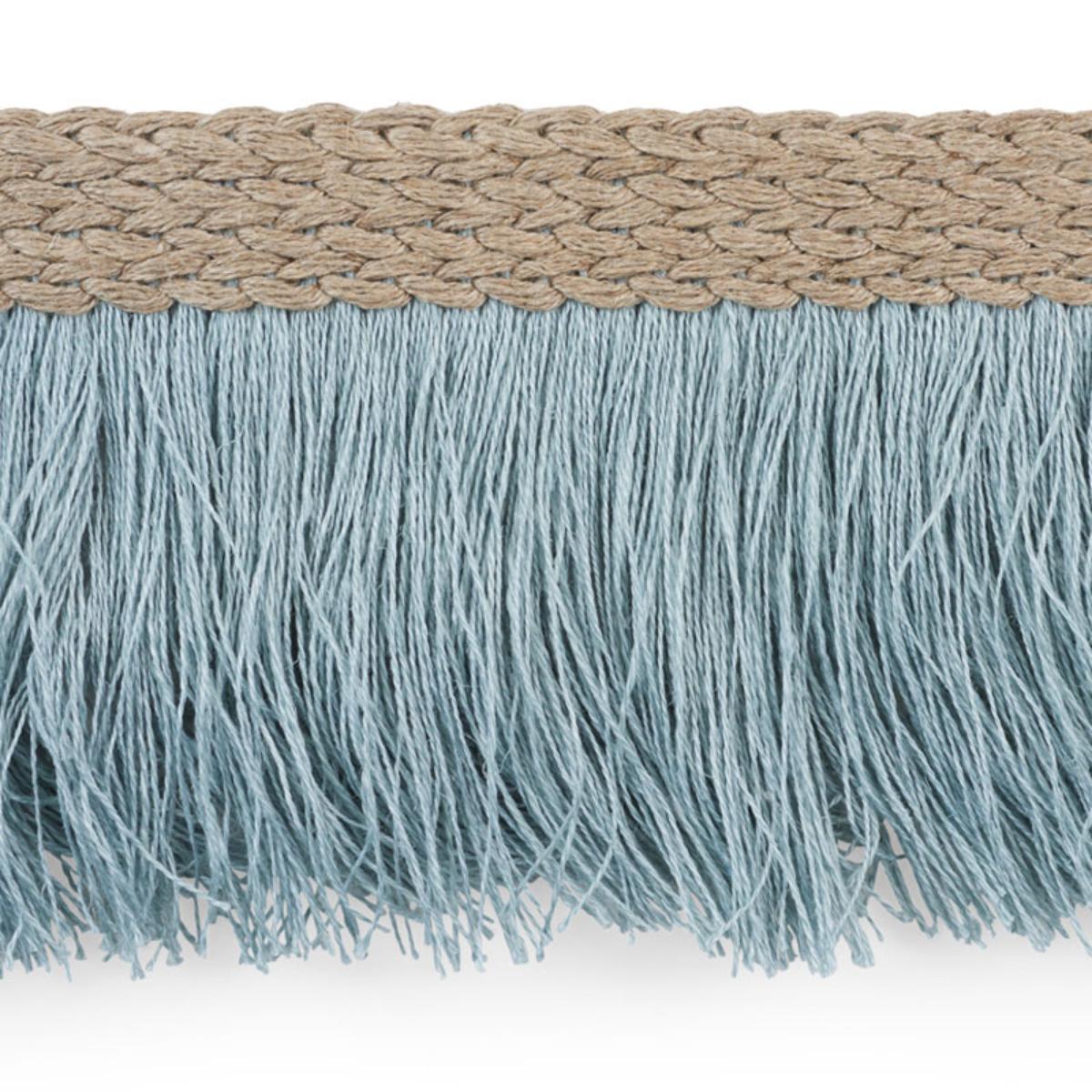 Braided Linen Fringe - Sky Trims | Schumacher