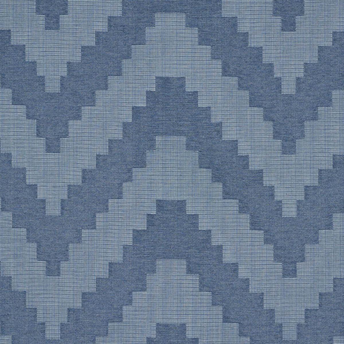 Verne - Indigo Fabrics | Schumacher