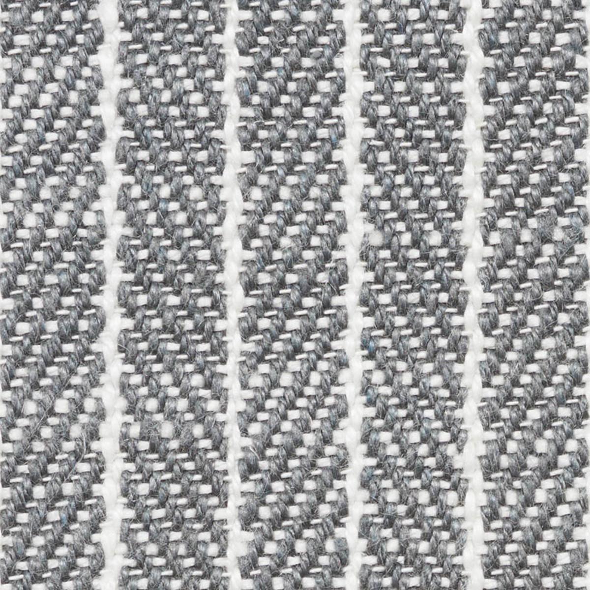 Garter Stripe Indoor/Outdoor - Slate Fabrics | Schumacher