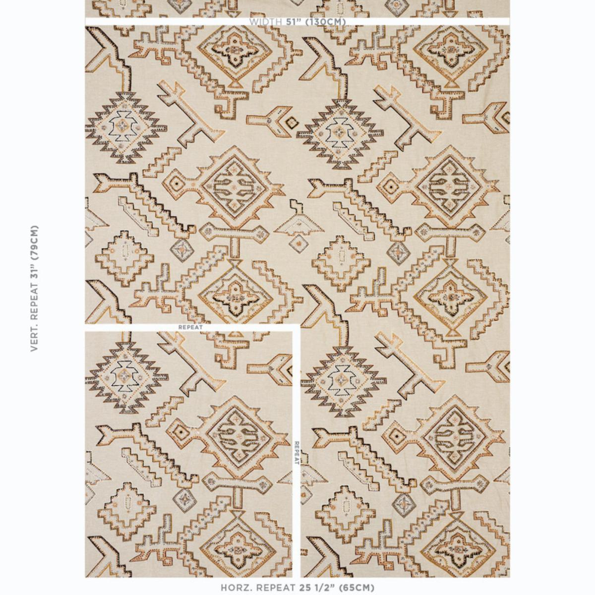 Ezma Embroidery - Neutral Fabrics | Schumacher
