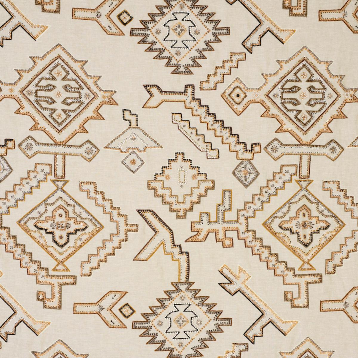 YYma.様 Ezma Embroidery - Neutral Fabrics | Schumacher