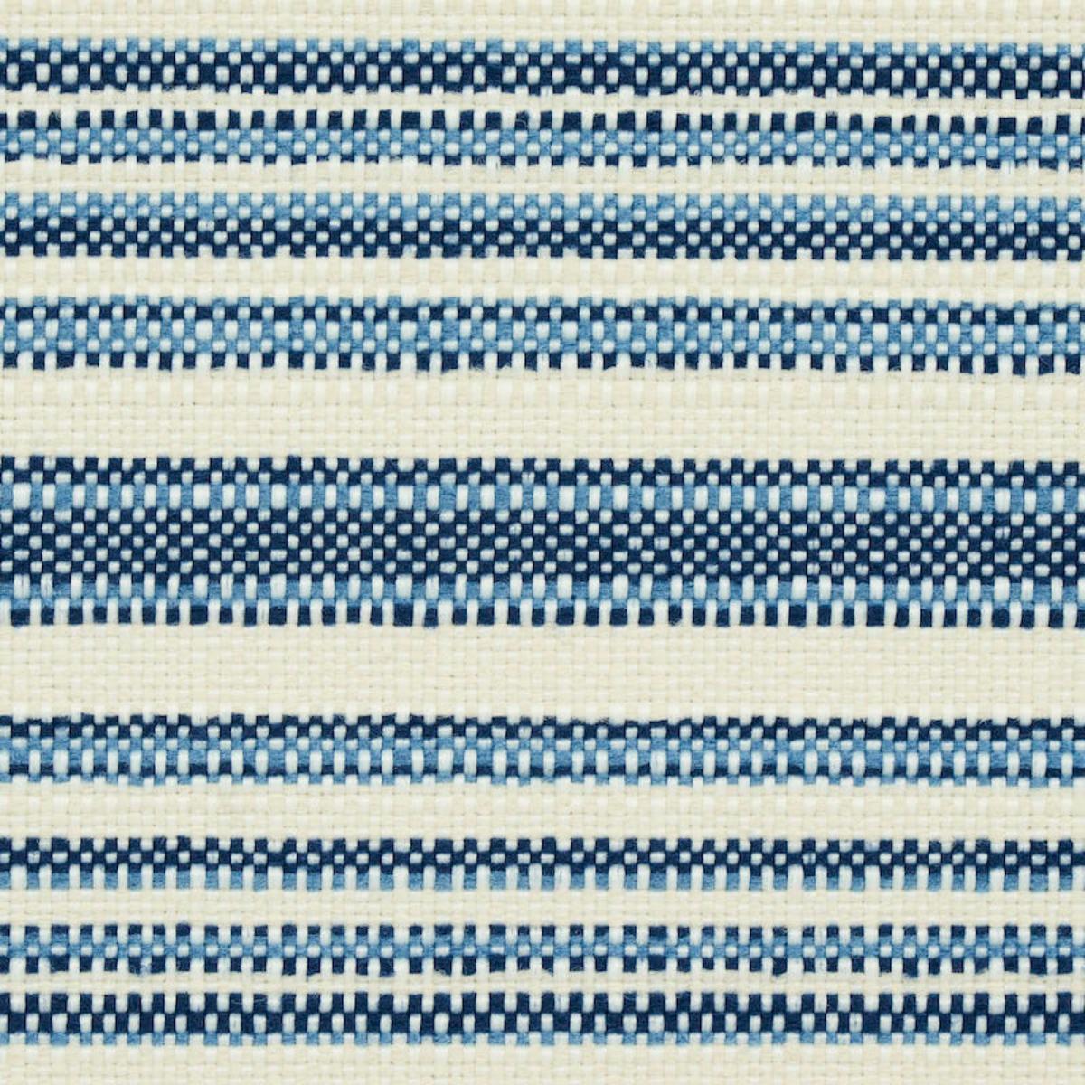 Solana Stripe Indoor/Outdoor - Navy Fabrics | Schumacher