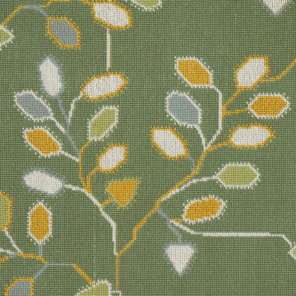 Tumble Weed Épinglé - Meadow Green Fabrics | Schumacher