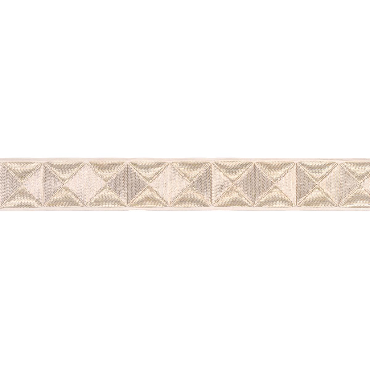 Nautilina Embroidered Tape - Ivory Trims | Schumacher