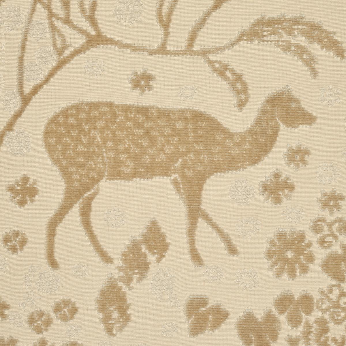 Arbor Forest Velvet - Champagne Fabrics